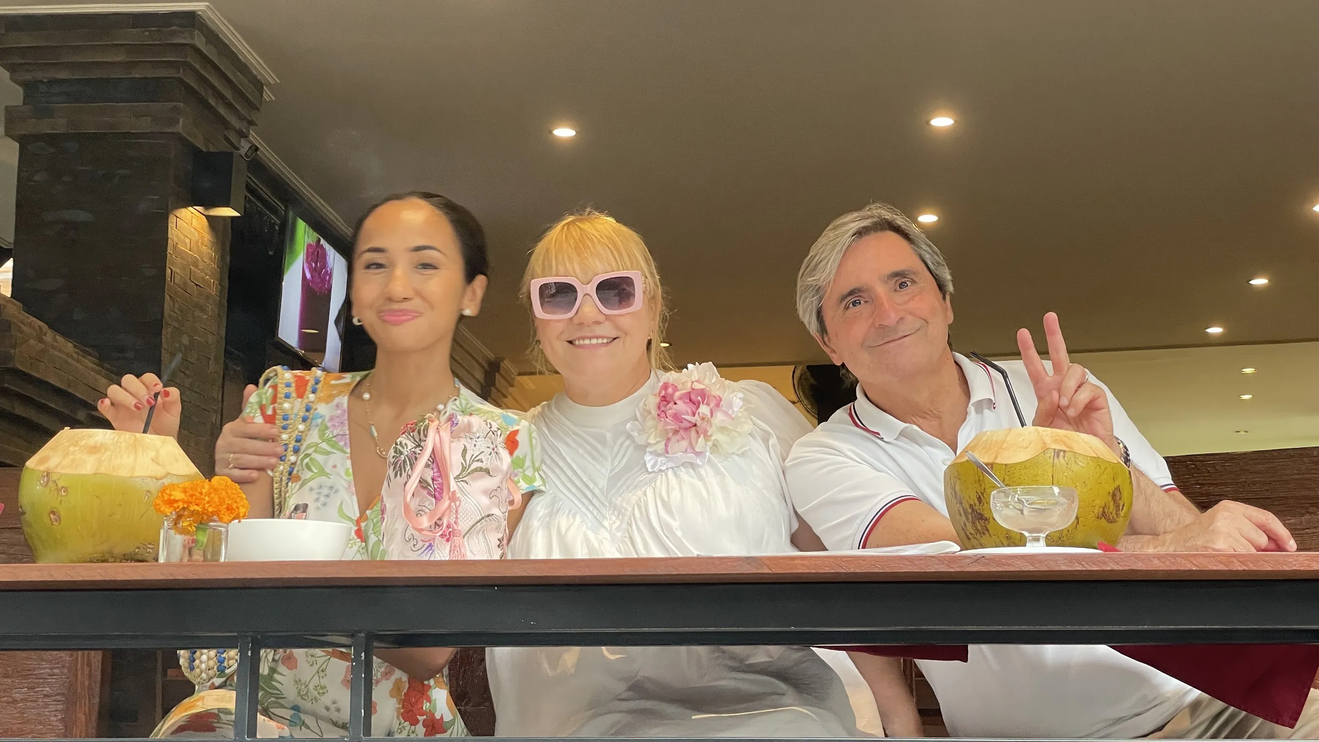 Quality time spent with family during their visit