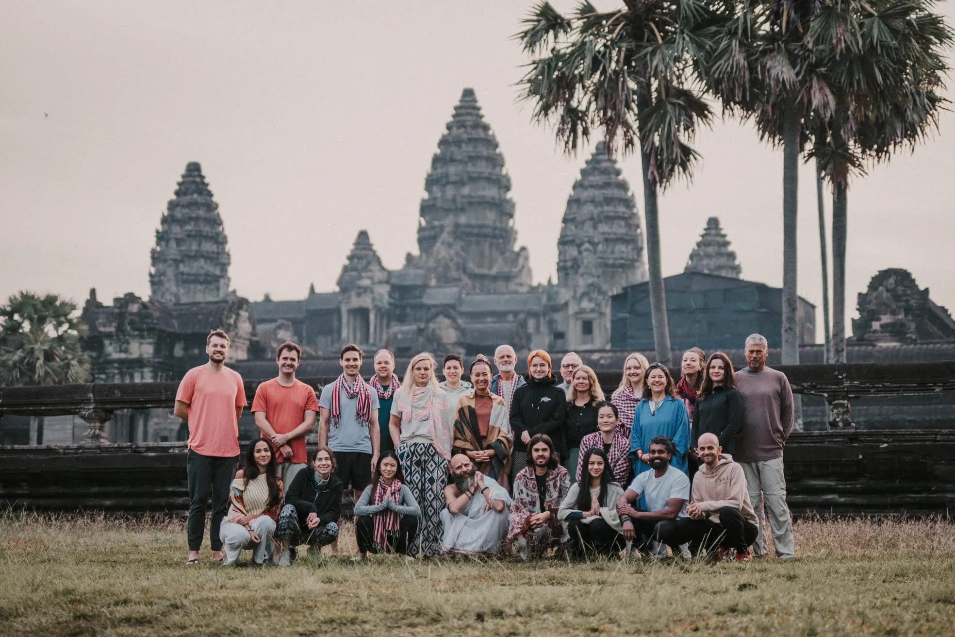 Meditation retreat grounds surrounded by nature in Cambodia